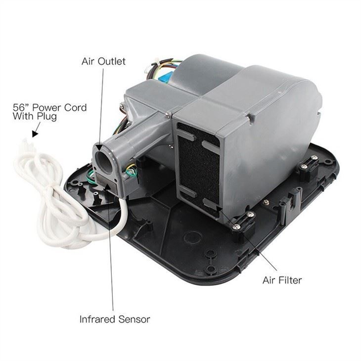 Коммерческие сушилки для рук AIKE AK2800B_981  - Вид №3