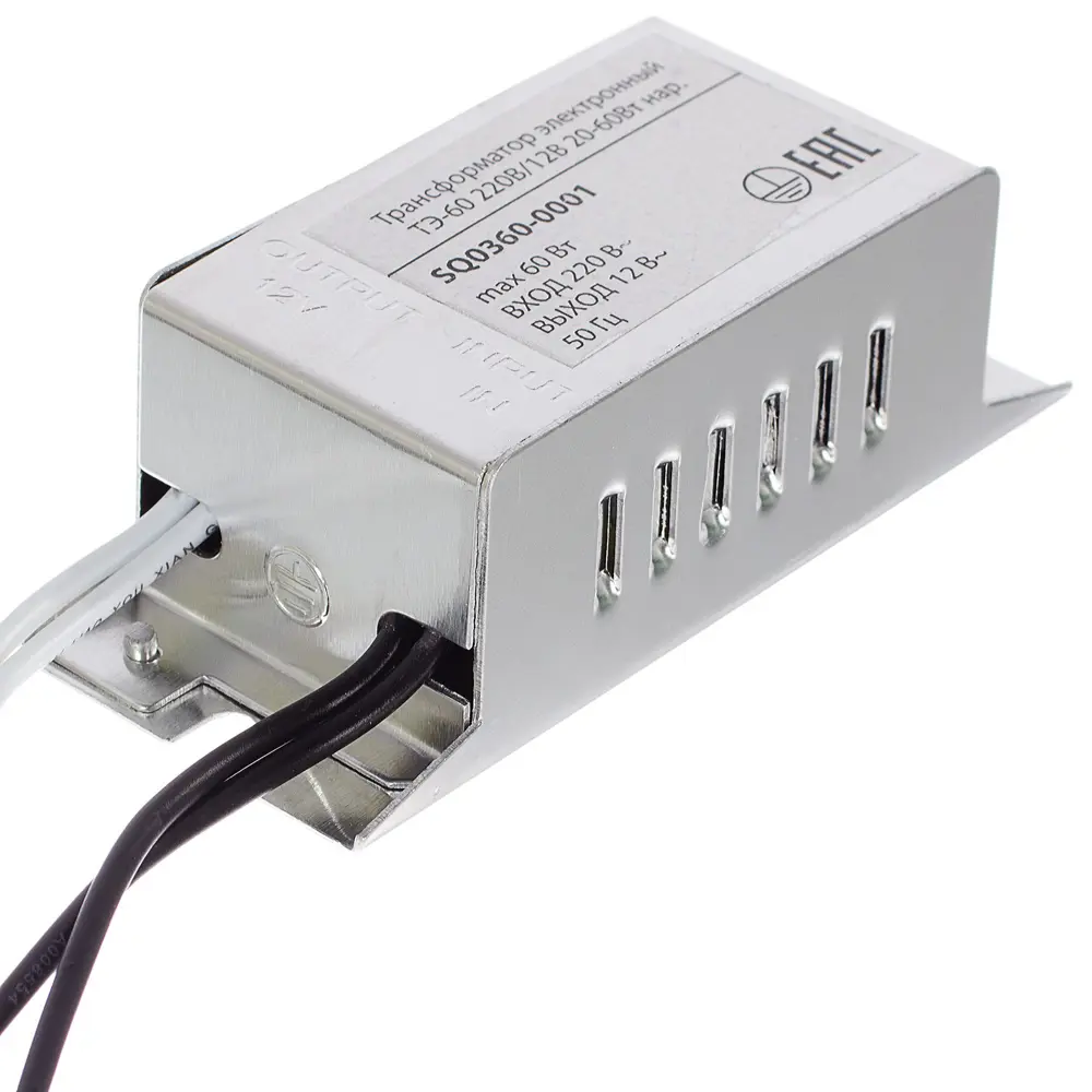 Трансформатор для галогенных ламп 220/12 В 20-60 Вт TDM ELECTRIC STLM-2054089