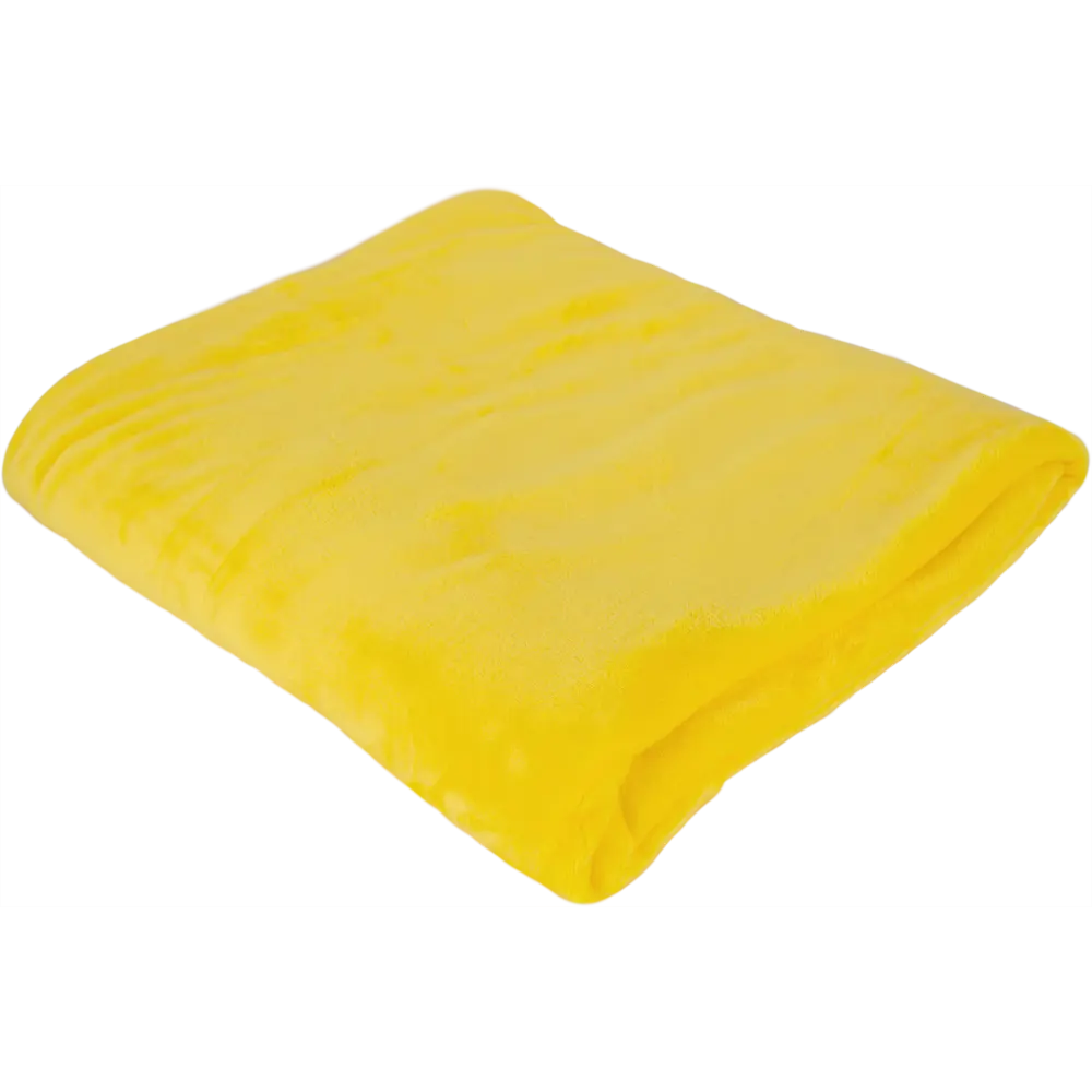 Плед, 180х200 см, фланель, цвет жёлтый BELEZZA STLM-2052836