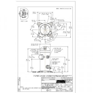 Danfoss MLZ — герметичные спиральные компрессоры MLZ021T4LP9A Компрессор спиральный 121L8633