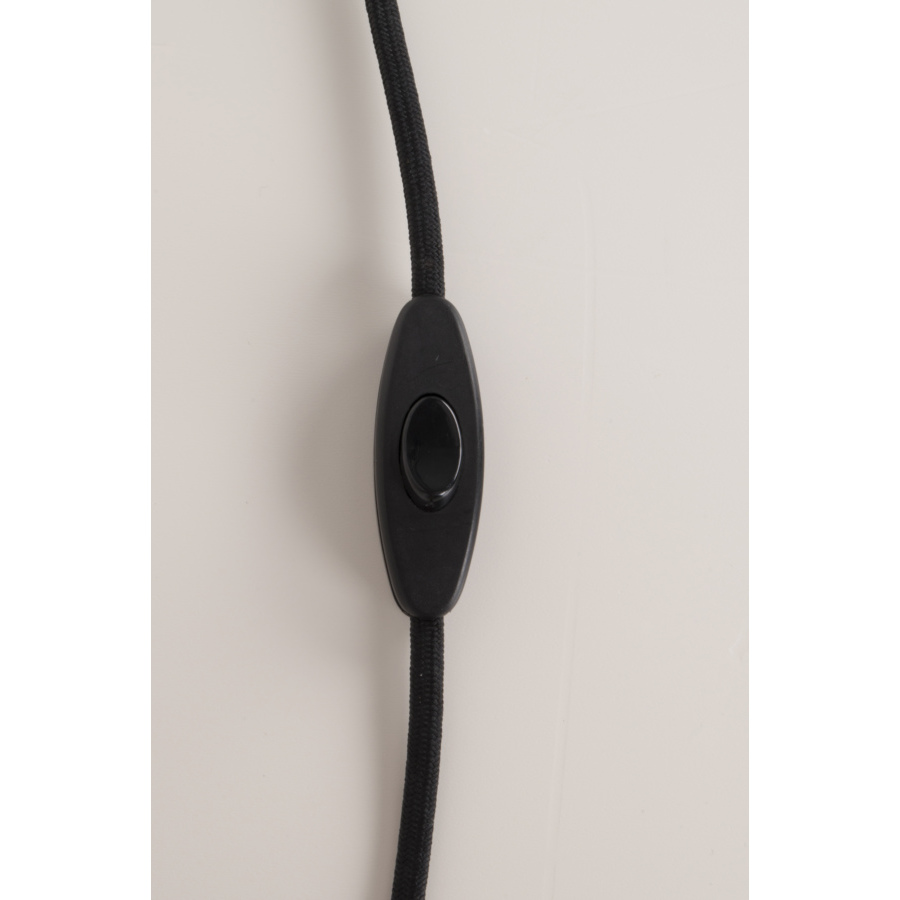 Лампа настенная Maarten черная White Label Living 5400022 - Вид №6