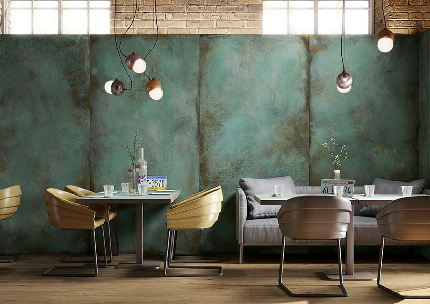 Ceramiche Caesar Стены / напольная плитка из керамогранита под металл Trace sun-id-1378145 - Вид №1