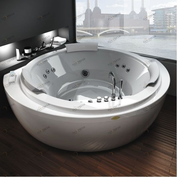 Ванна угловая с гидромассажем "TOP AQS" Nova Corner 9Q43-557A Jacuzzi 9Q43557A