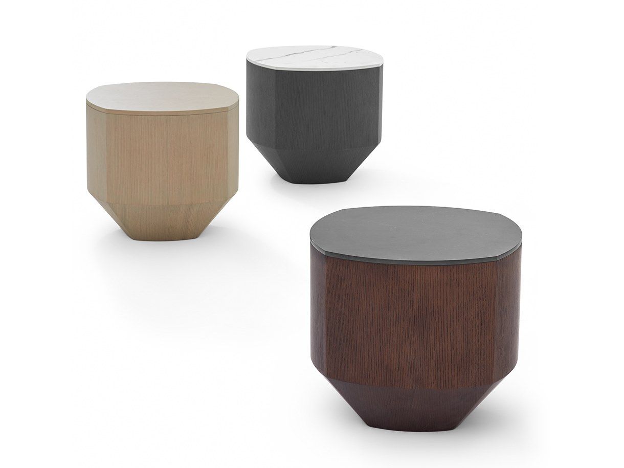 Круглый деревянный журнальный столик для гостиной HC28 maison SKY ARCH-00026032