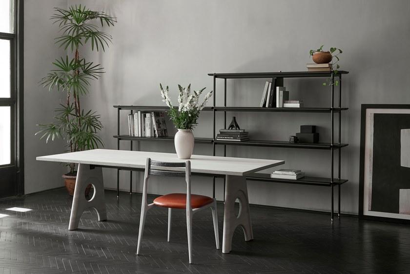 District Eight Скамейка из стали и дерева Stacking M234  - Вид №20