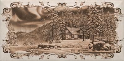 Decoupage seppia 333.7s 10х20 Kerama Marazzi 3337S