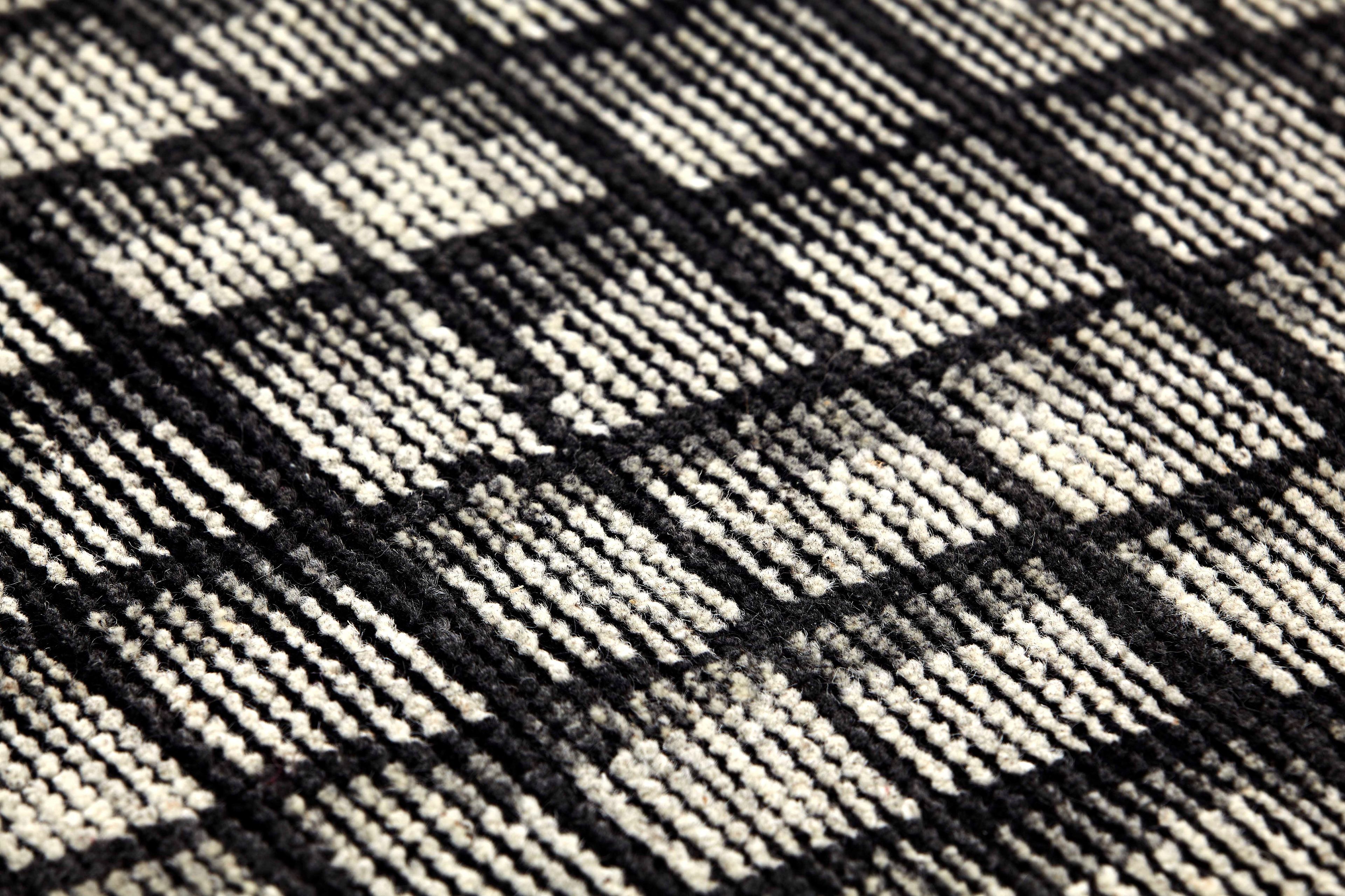 Прямоугольный ковер ручной работы из шерсти с геометрическим рисунком GAN Hand Knotted ARCH-00130289 - Вид №2