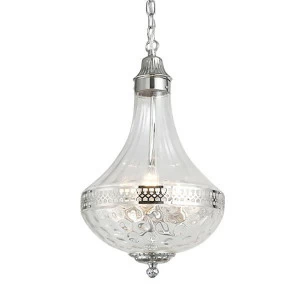 Подвесной светильник KG0544P-3 nickel от Delight Collection DELIGHT COLLECTION ДИЗАЙНЕРСКИЕ 243691 Прозрачный;никель