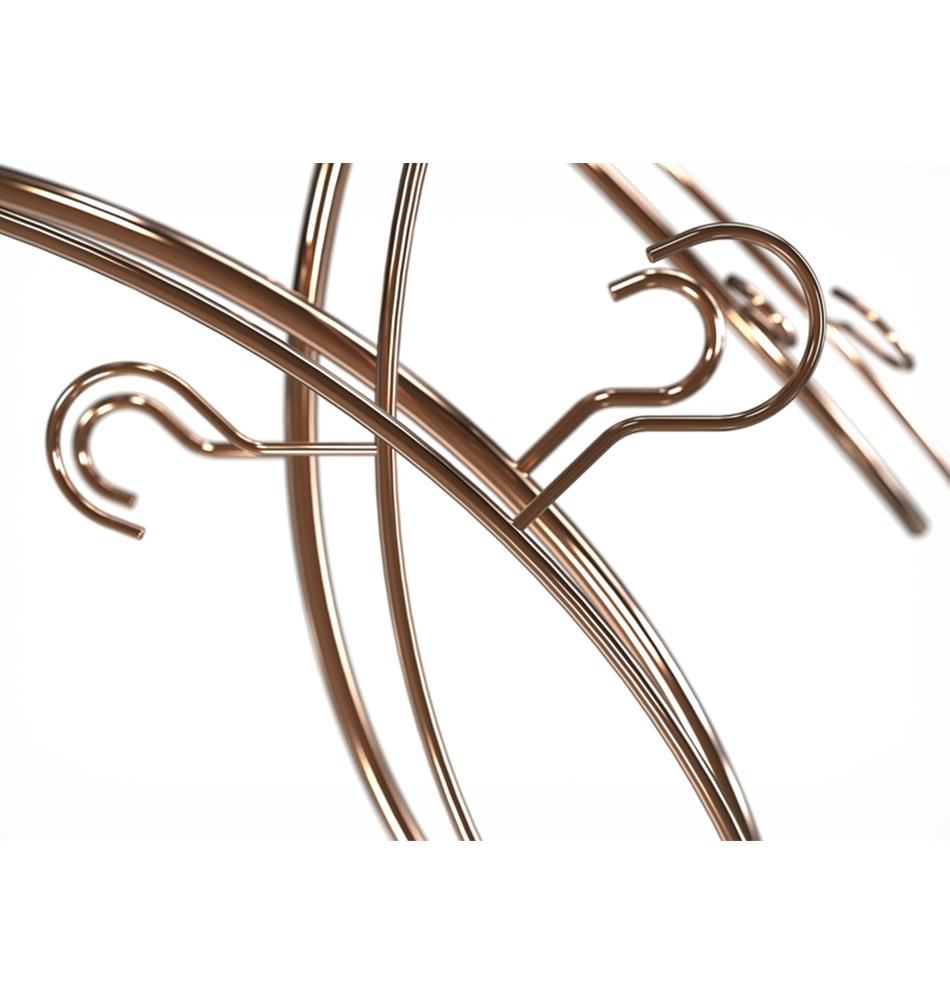 FROST Вешалка 2 «ТРУБКА » медь. Нержавеющая сталь Медь N1135-C  - Вид №3