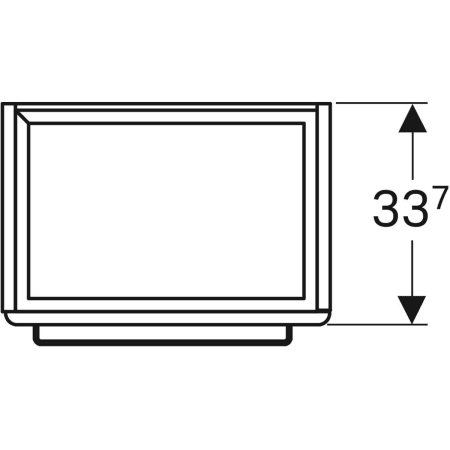 862056000 Шкафчик для раковины Geberit Renova Compact, с одной дверью Geberit  - Вид №2