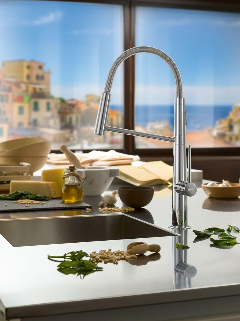 Nobili Rubinetterie Кухонный смеситель на одно отверстие с ограничителем потока sun-id-1359483 - Вид №1