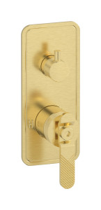Встроенный смеситель для душа с двухходовым дивертером WE ARE IB b2310is Brushed Pale Gold Bold