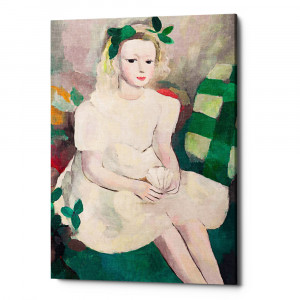 896518941_2628 Картина «Девушка в белом» (холст, галерейная натяжка) Object Desire