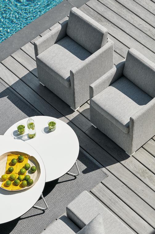 MNST591 Стул лотос смоки 60,5 Manutti Zendo - Вид №1