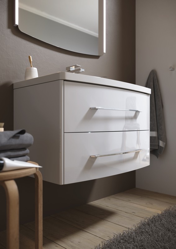 Neringa тумба под умывальник подвесная, цвет белый  NER0108 AQWELLA NER0804D - Вид №5