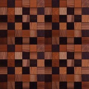 Мозаика и 3D панели из дерева Da Vinci Мозаика 3Д (4/6/8 мм пиксель 30x30 квадрат) Микс 3d 089 Дуб Селект 3д (мозаика панели), гладкая (3Д (мозаика панели), Гладкая) 324х324 мм.