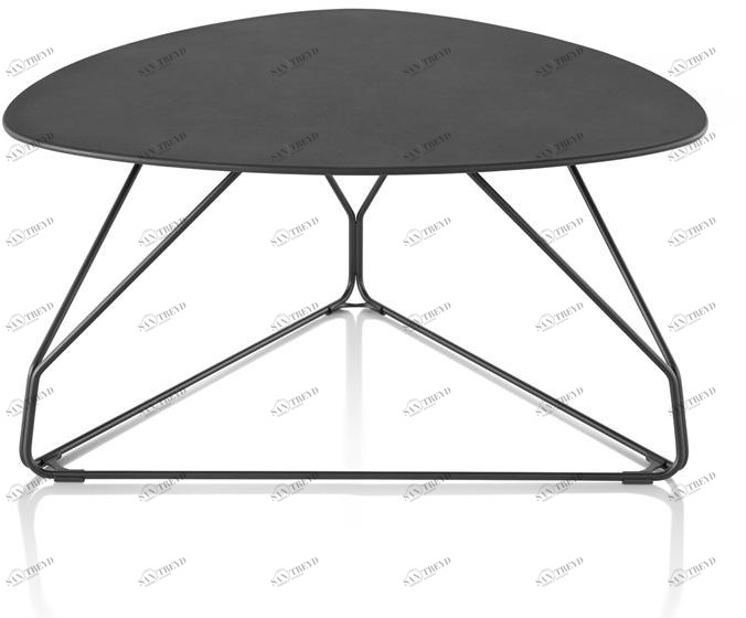 Herman Miller Треугольный металлический журнальный столик Polygon wire sun-id-1500368