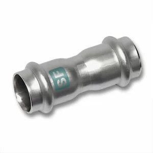 61927018 SANHA 19270 пресс.-фит. без силикона муфта двойная ВПр, нерж. 18 мм
