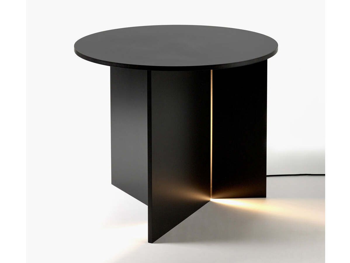 Деревянный круглый низкий журнальный столик Serax Furniture by Ann Demeulemeester ARCH-00022979 - Вид №5