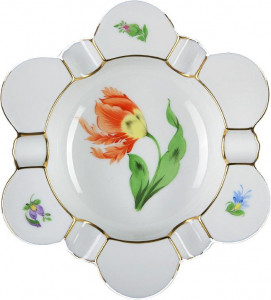 74321 Herend Пепельница 15см "Китти" Фарфор, Керамика