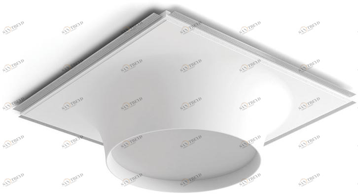 9010 novantadieci Полувстраиваемый потолочный светильник led из cristaly®  8935c 