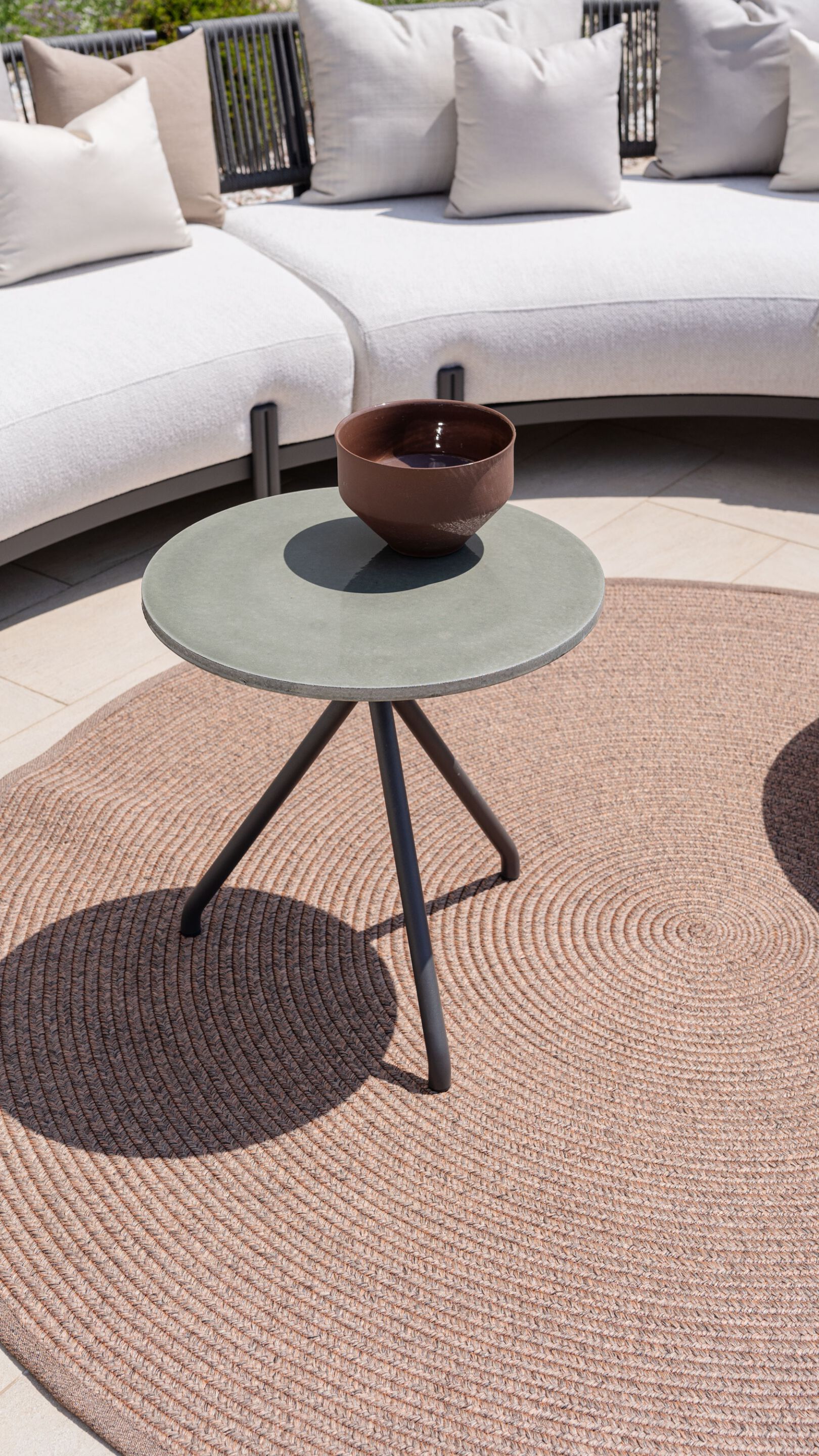Высокий круглый садовый столик Atmosphera трио ARCH-00101365 - Вид №9