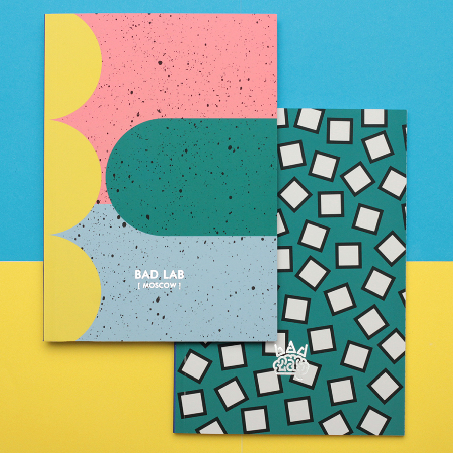 0212 Блокнот а5 memphis - fall BadLab  - Вид №1