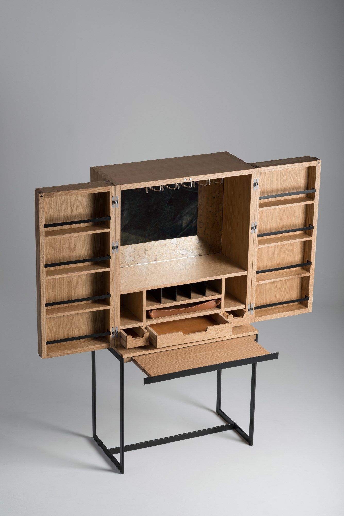 Деревянный шпон барный шкаф Mantellassi 1926 Tury ARCH-00084344 - Вид №1