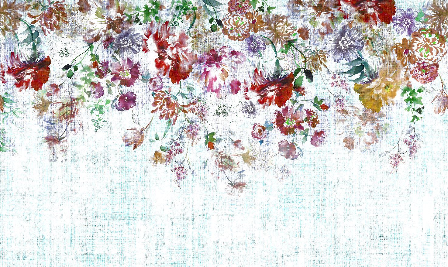 Обои с цветочными мотивами Jannelli&Volpi CASCATA DI FIORI ARCH-00113175 - Вид №5