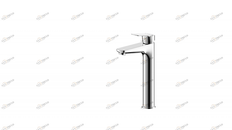 Смеситель для умывальника высокий Rhein F1429564CP-A-ENG bravat 