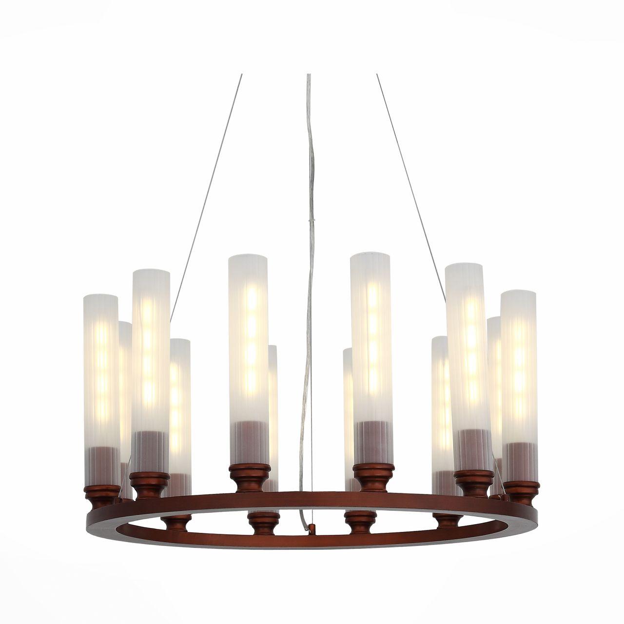 Подвесная светодиодная люстра ST Luce Unica SL262.703.12 ST LUCE ДИЗАЙНЕРСКИЕ, UNICA 118264 Белый  - Вид №3