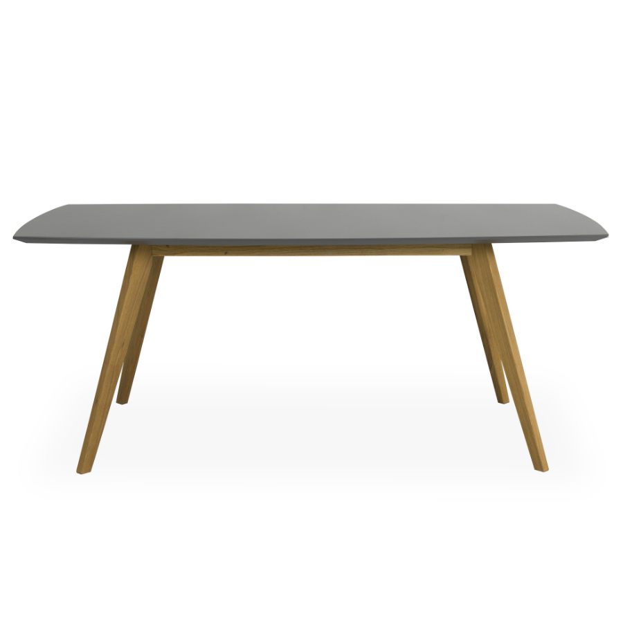 Стол обеденный Tenzo Bess, 75х185х95 см, дуб, серый 2180014 - Вид №3