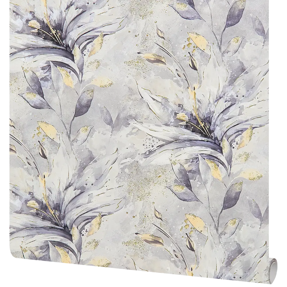 Victoria Stenova Lilian - Серые флизелиновые обои с рельефным узором 89346019 STLM-1450242