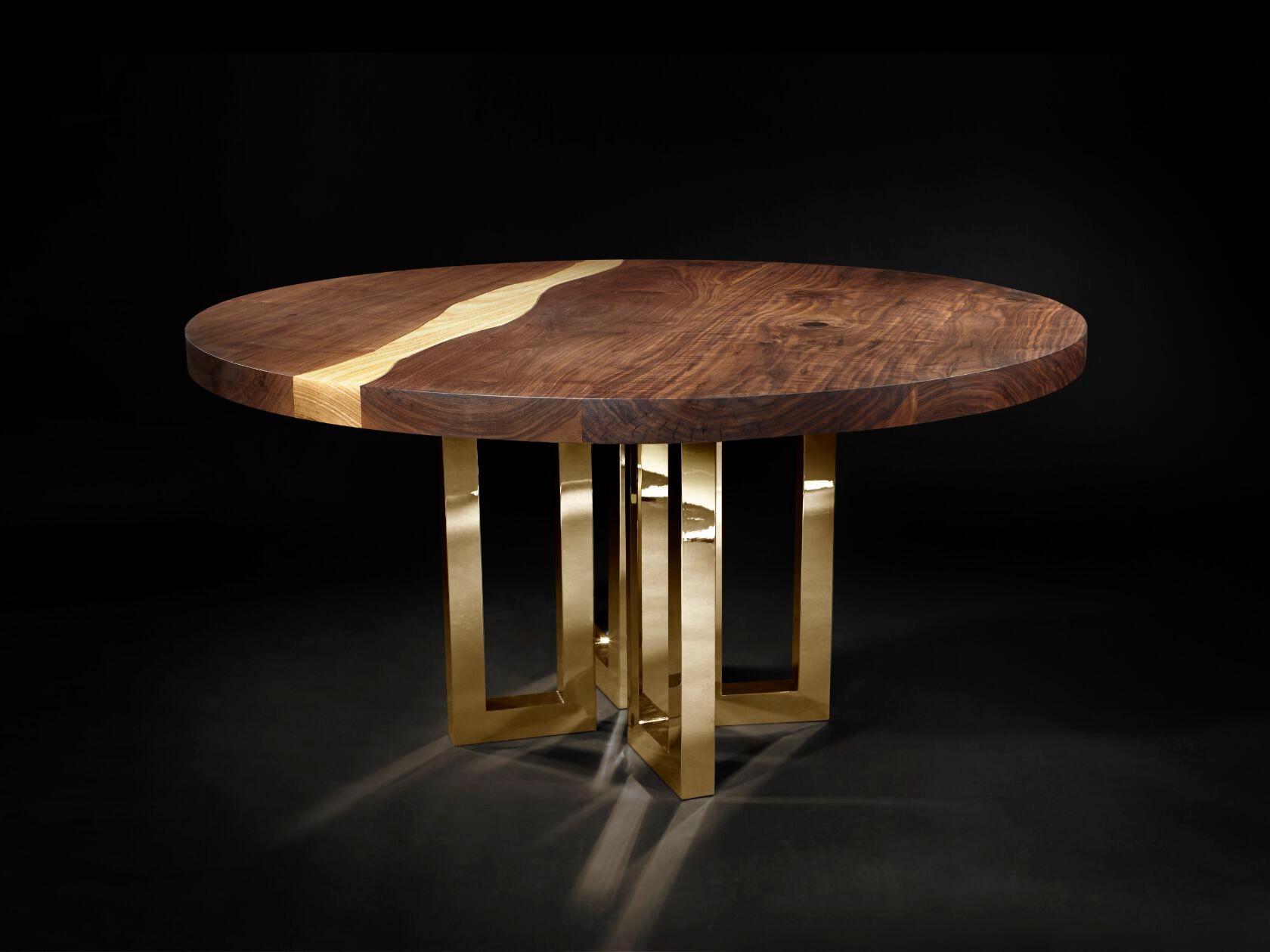 Круглый стол из грецкого ореха на заказ Il Pezzo Mancante кусок 6 ARCH-00044885 - Вид №1