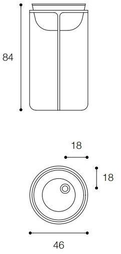 FALPER Lavabo отдельно стоящий из cristalplant® Controstampo sun-id-1410423 - Вид №3