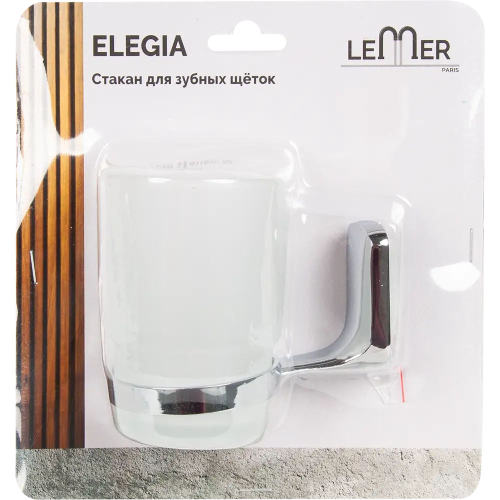 Стакан для зубных щёток Lemer Elegia — прозрачное стекло 85202136 Нет STLM-0993262 - Вид №2