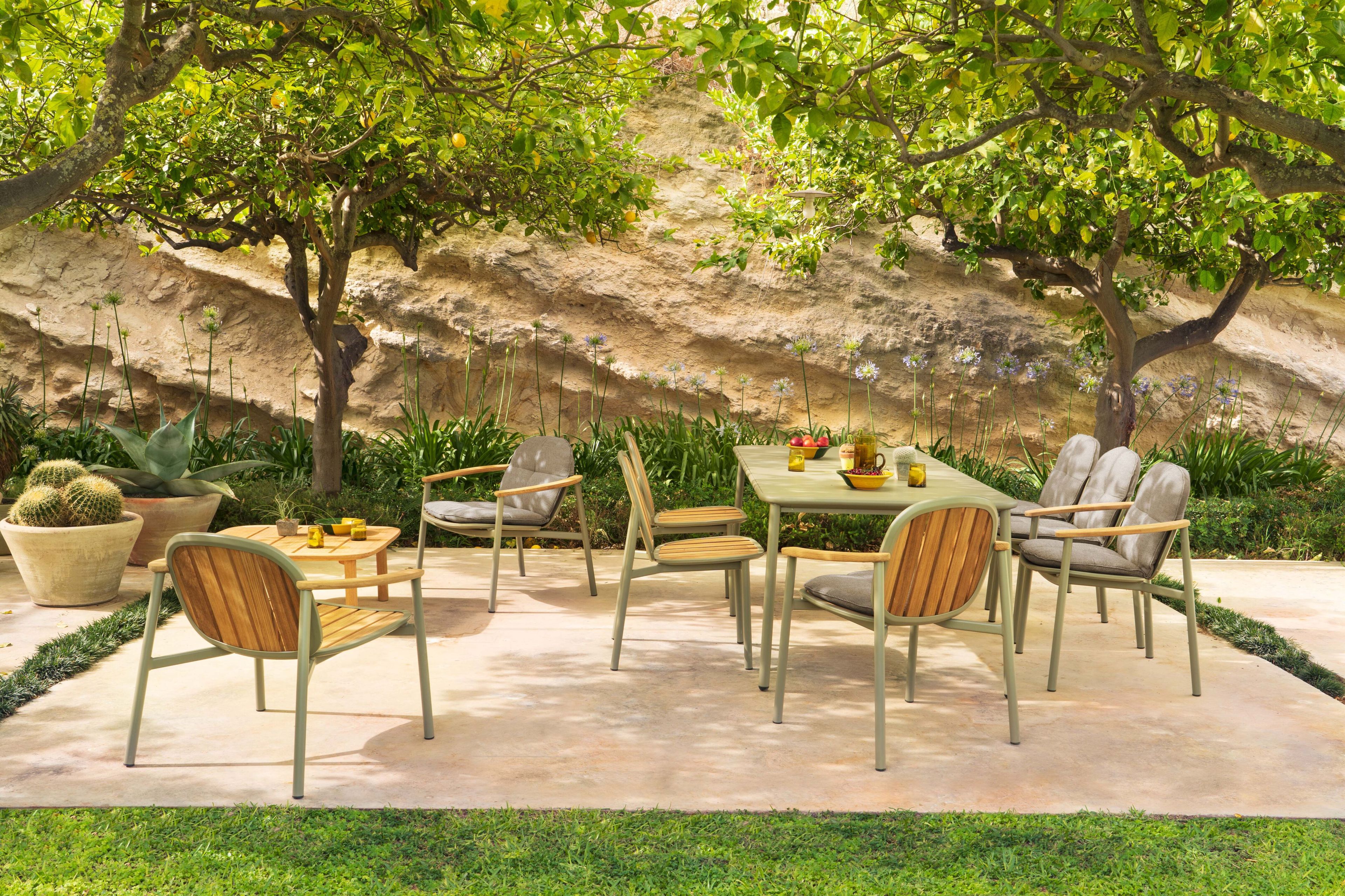 Стул для сада из тикового дерева с подлокотниками emu Близнецы ARCH-00020320 - Вид №17