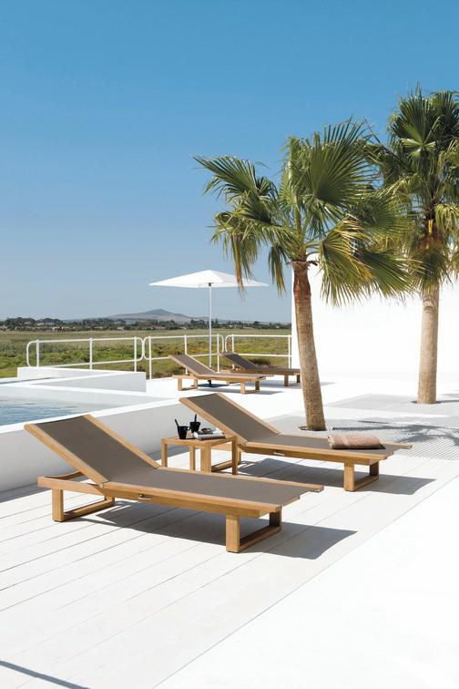 MNST110 Журнальные столики teak 152см x 152см Manutti Siena - Вид №6