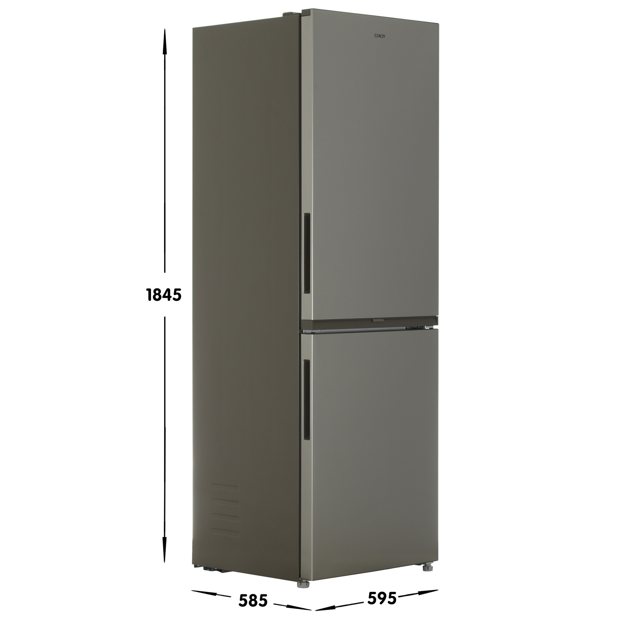 9236260 Холодильник с морозильником   Candy CFN6185S серебристый STDN-0136167 - Вид №6