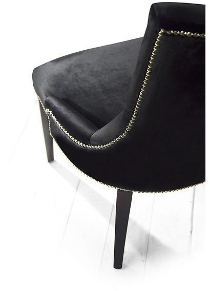 MARIONI Стул с обивкой из ткани Kent 02148 - Вид №2