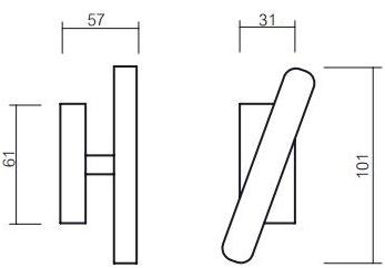 Pasini Оконная ручка из латуни на розетке Corolla 3743 - Вид №1