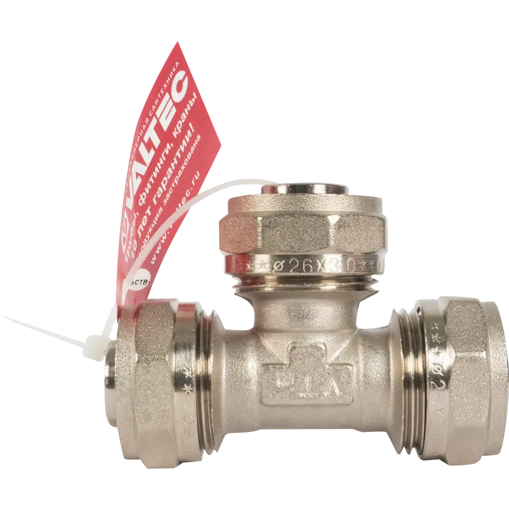 Тройник Valtec 26 мм для систем водоснабжения и отопления 10517687 STLM-0000564 - Вид №2