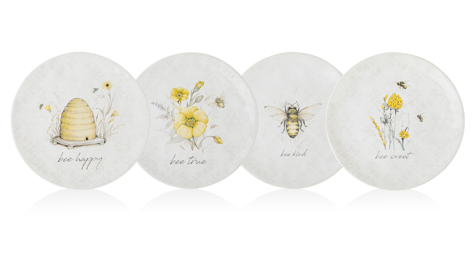 10672174 Certified International Тарелка закусочная Certified Int. Пчелки. Bee happy 21см, керамика Керамика  - Вид №2
