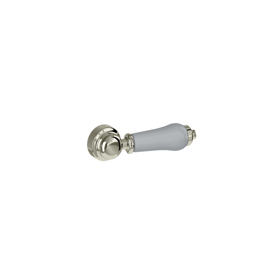Burlington Bespoke Бачок скрытого монтажа на заказ с рычагом смыва из никеля с керамикой Moon Grey F6CC NG 