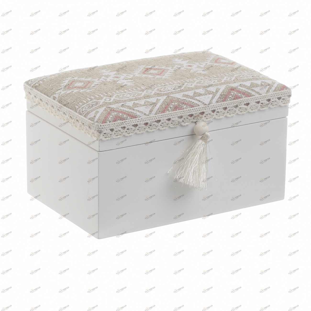 Шкатулка бежевого цвета TO4ROOMS  213580 Бежевый 