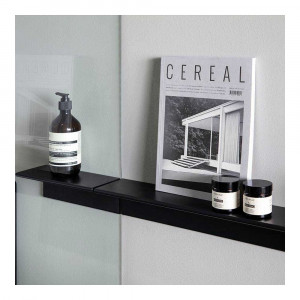 EVLIS453EVER Life Design Настенная полка из алюминия - Lissom Slim Lissom Непрозрачный черный