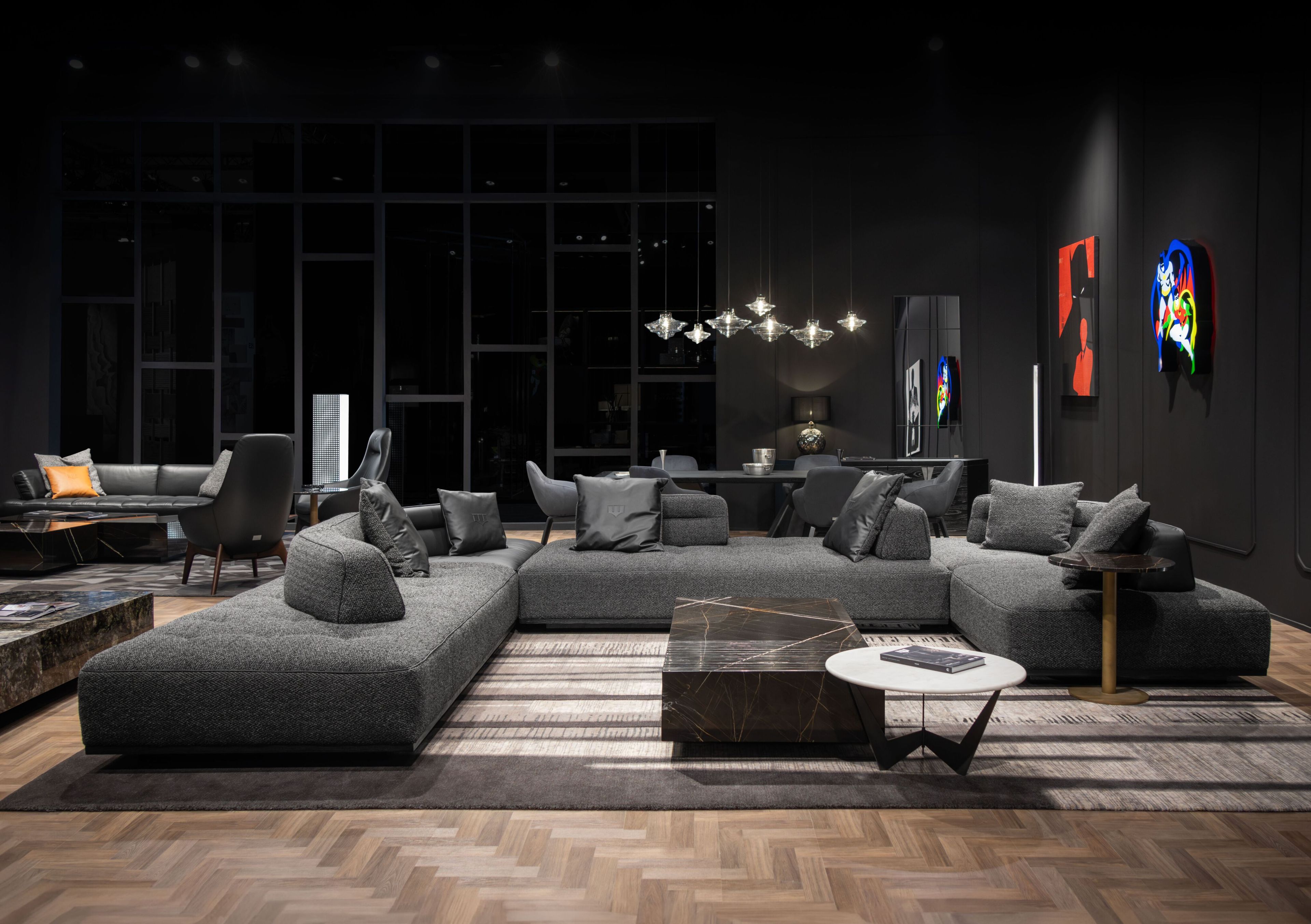 Секционный диван из ткани Wayne Enterprises Home Collection WE-031 ARCH-00147104 - Вид №2