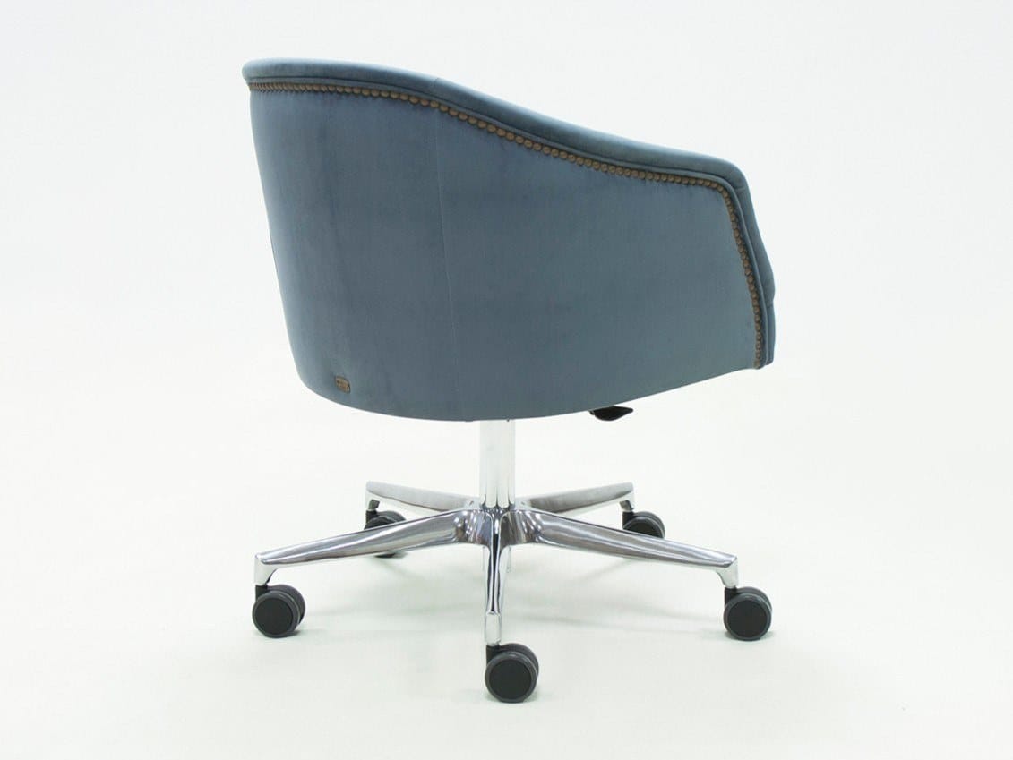 Регулируемый по высоте бархатный офисный стул с подлокотниками с 5 спицами CREARTE COLLECTIONS Жирона ARCH-00134312 - Вид №2