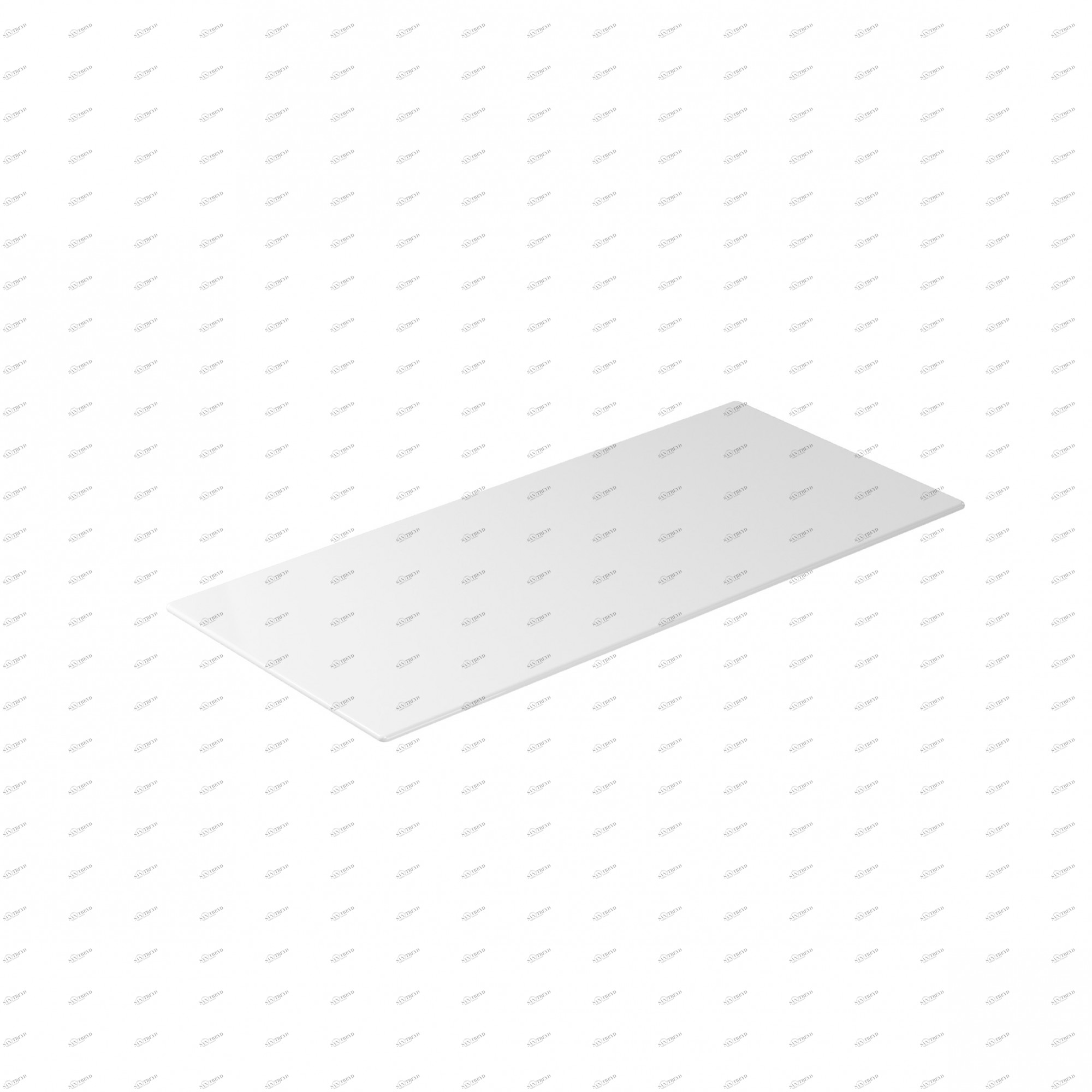 Полка керамическая без отверстия 101х46 Белый 2058 GALASSIA Tabulae 