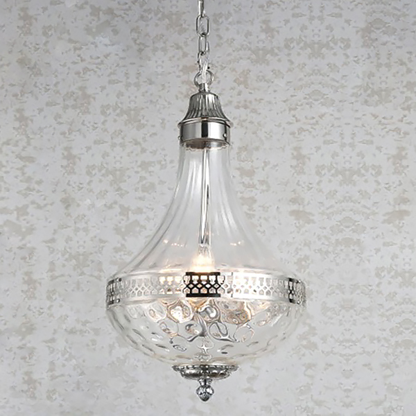 Подвесной светильник KG0544P-3 nickel от Delight Collection DELIGHT COLLECTION ДИЗАЙНЕРСКИЕ 243691 Прозрачный;никель  - Вид №1
